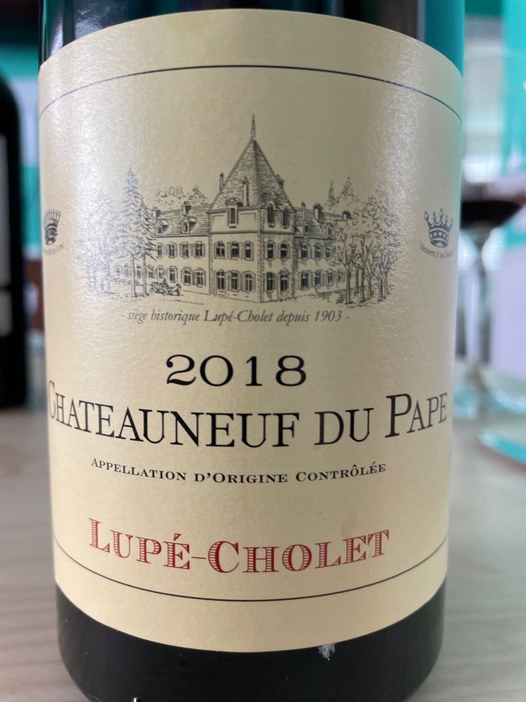 2018 Lupé-Cholet Châteauneuf-du-Pape - CellarTracker
