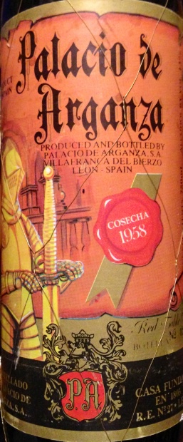 1978 Palacio de Arganza Vino de la Tierra de Castilla y León Casa