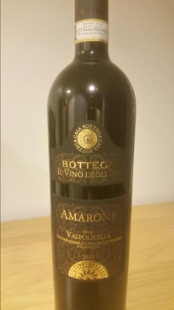 2021 Bottega Amarone della Valpolicella Classico Il vino degli dei