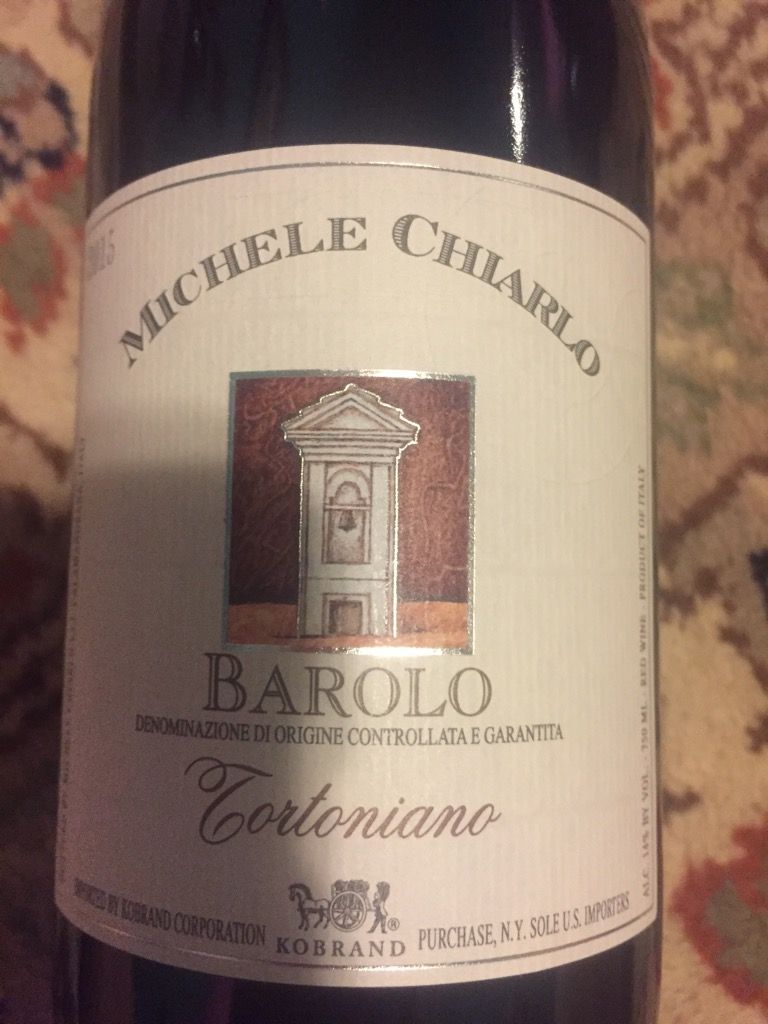 2015 Michele Chiarlo Barolo Tortoniano CellarTracker