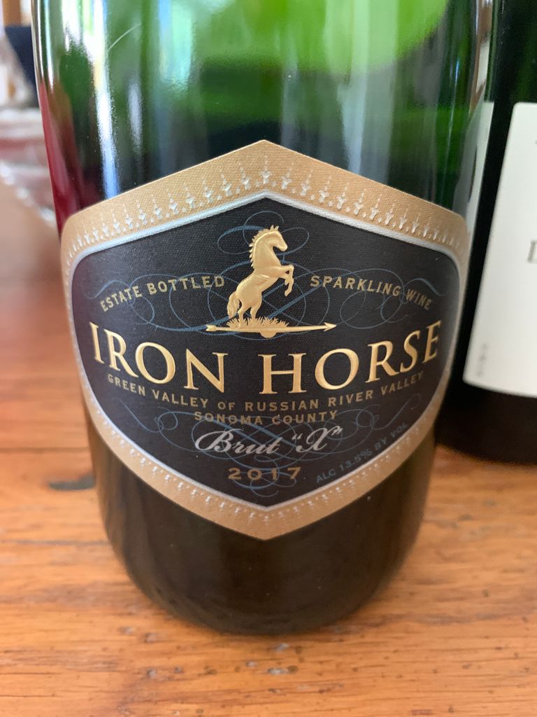 2017 Iron Horse Vineyards Brut X, USA, California, Sonoma County, Green