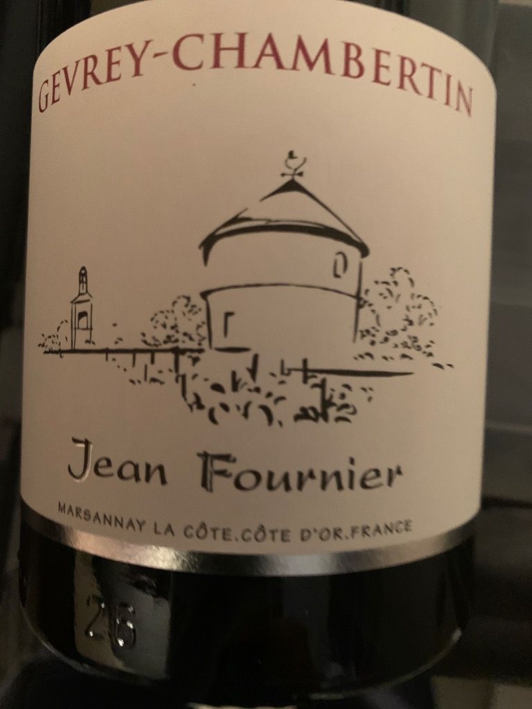 2020 Domaine Jean Fournier Gevrey-Chambertin - CellarTracker