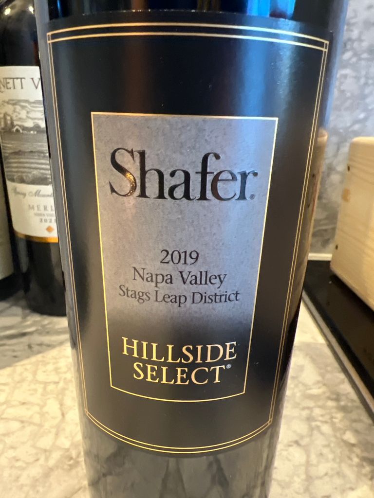 2018 Shafer Cabernet Sauvignon Hillside Select - CellarTracker