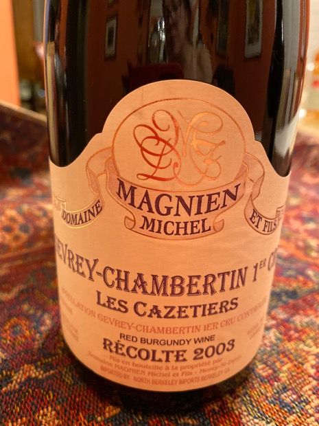 2011 Michel Magnien Gevrey-Chambertin 1er Cru Les Cazetiers