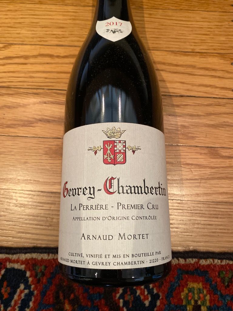 2017 Arnaud Mortet Gevrey-Chambertin 1er Cru La Perrière