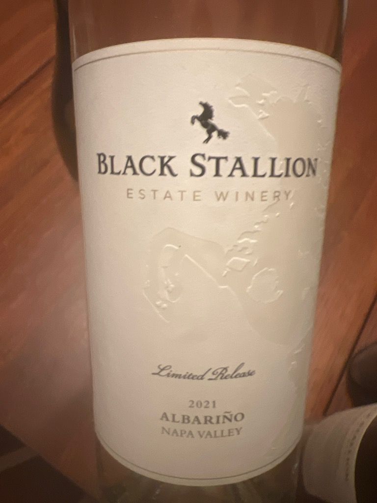 2021 Black Stallion Estate Winery Albariño Limited Release, USA
