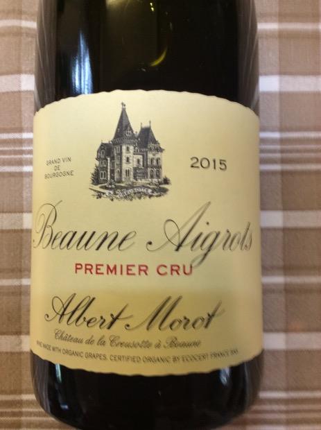 2015 Albert Morot Beaune 1er Cru Les Aigrots, France, Burgundy, Côte De ...