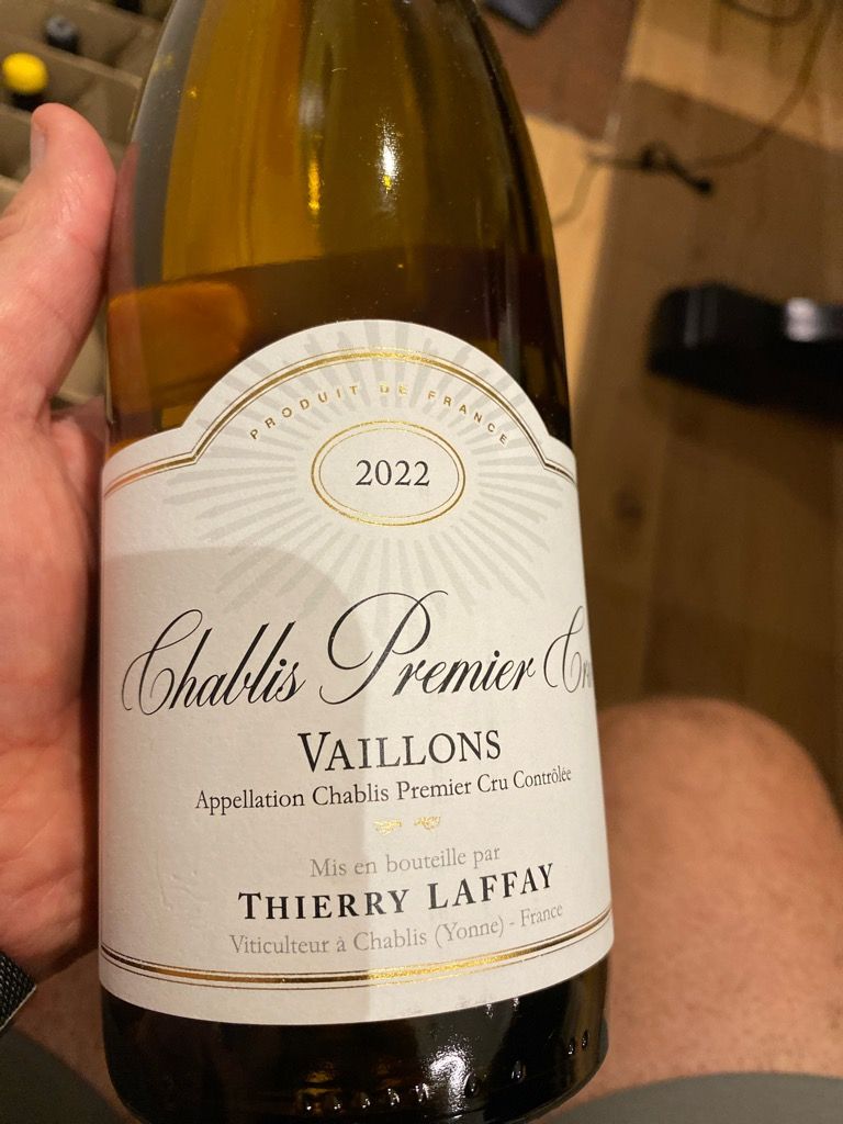 2022 Domaine Thierry Laffay Chablis 1er Cru Vaillons - CellarTracker