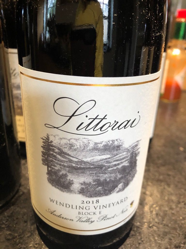 2018 Littorai Pinot Noir Block E Wendling Vineyard, USA, California ...