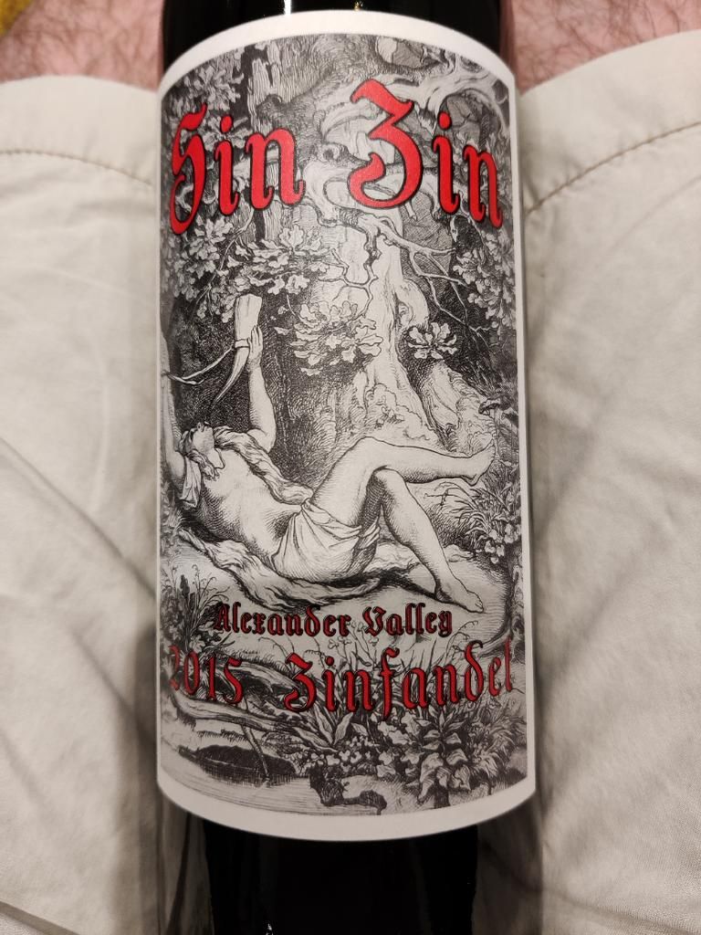 2015 Alexander Valley Vineyards Zinfandel Sin Zin, USA, California