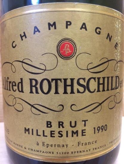 2015 Alfred Rothschild et Cie Champagne Brut Réserve Millésimée