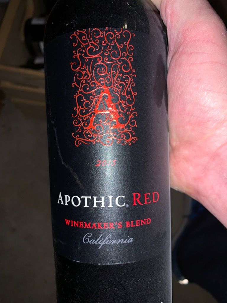 Apothic Red Wine, Winemaker's Blend, California, 2012 - 750 ml