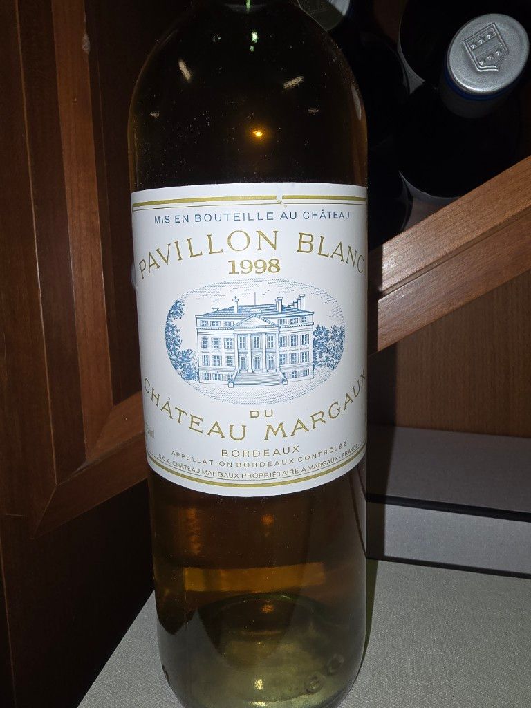 パヴィヨン・ブラン 1998 Pavillon Blanc 1998 Château Margaux Pavillon Blanc - CellarTracker