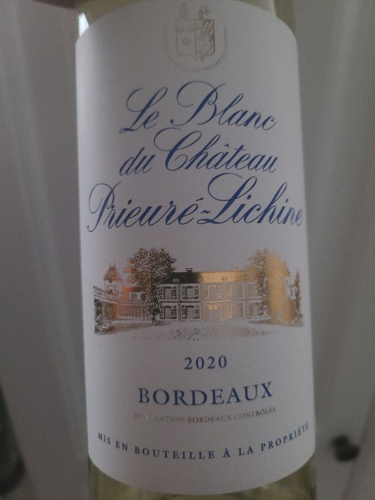 2020 Château Prieuré-Lichine Le Blanc du Chateau Prieuré-Lichine