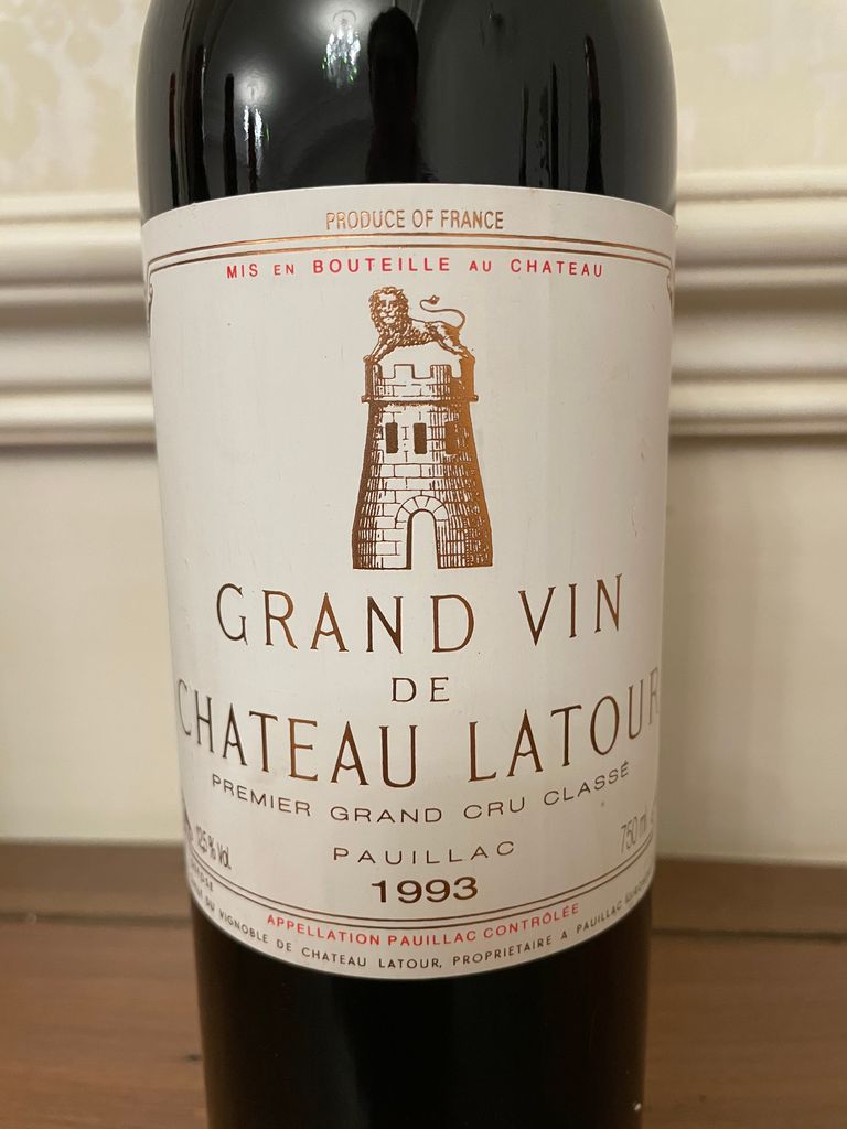 1993 Château Latour Grand Vin - CellarTracker