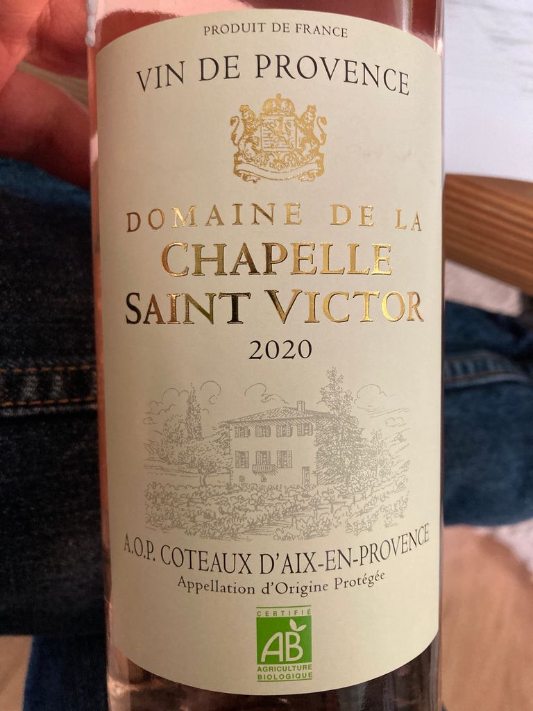 2020 Les Vins Breban Coteaux d'AixenProvence Domaine de la Chapelle