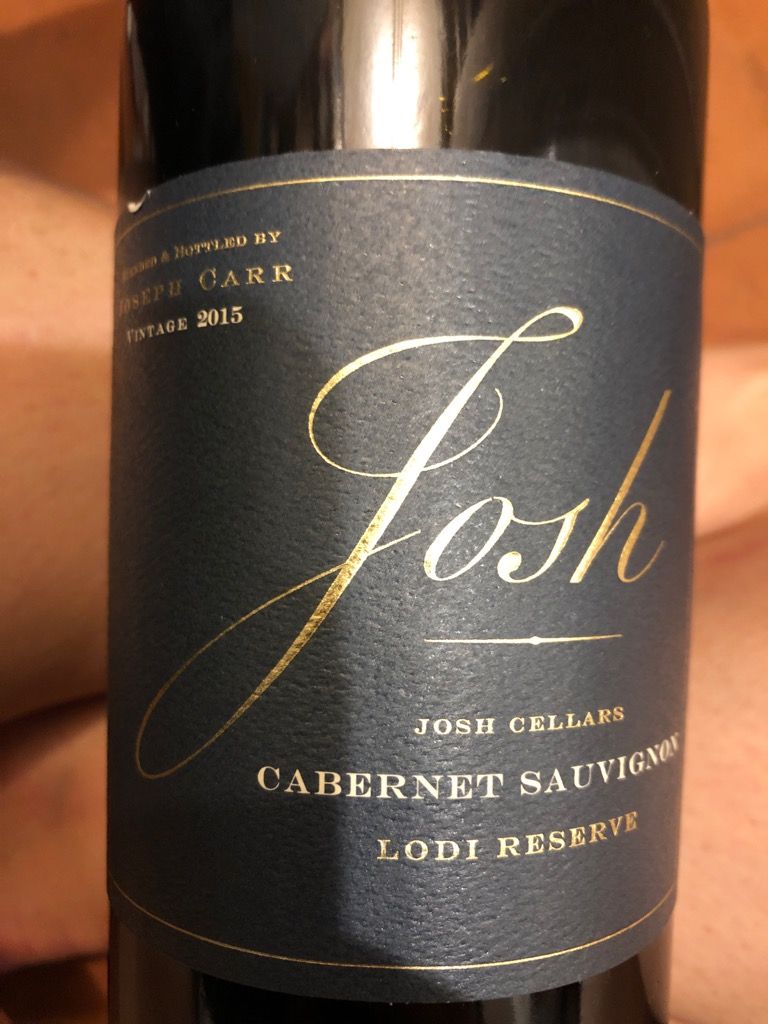 2015 josh cellars cabernet sauvignon lodi reserve usa california