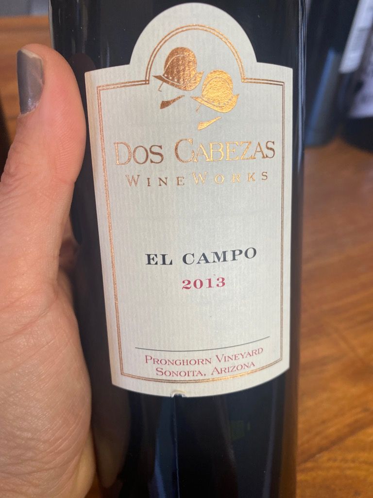 2013 Dos Cabezas Wine Works El Campo, USA, Arizona, Cochise County CellarTracker