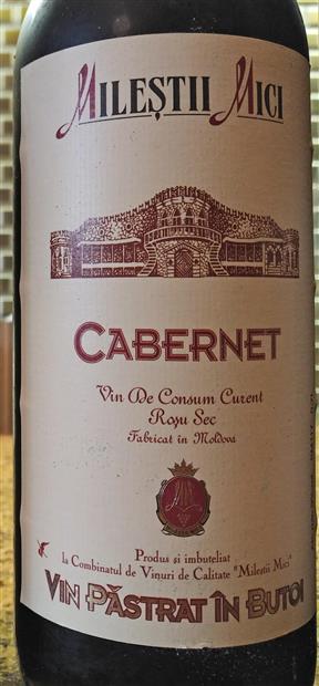 1986 Mileștii Mici Cabernet Sauvignon - CellarTracker