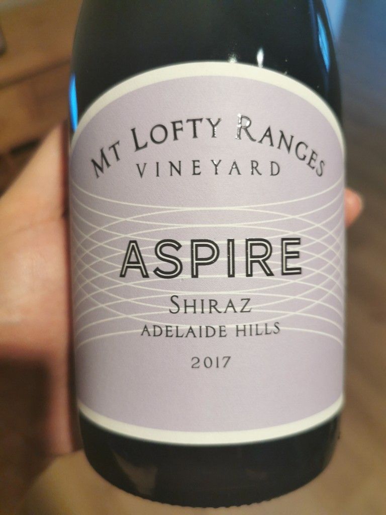 2021 Mt. Lofty Ranges Vineyard Shiraz Aspire, Australia, South ...