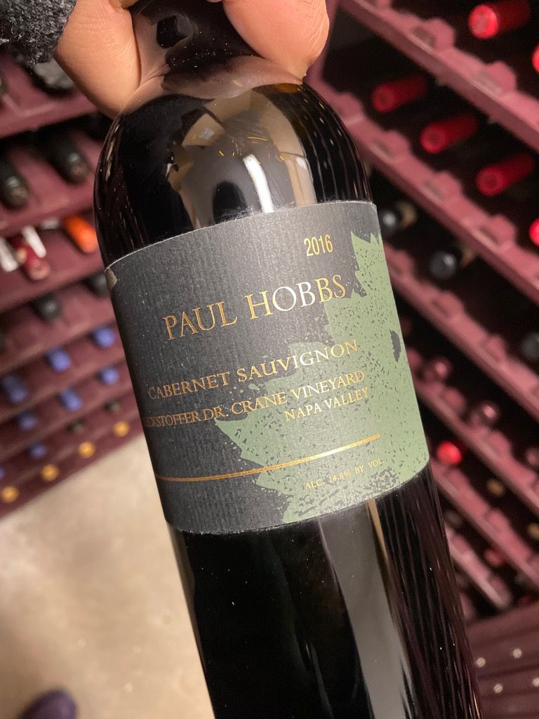 2016 Paul Hobbs Cabernet Sauvignon Beckstoffer Dr. Crane Vineyard