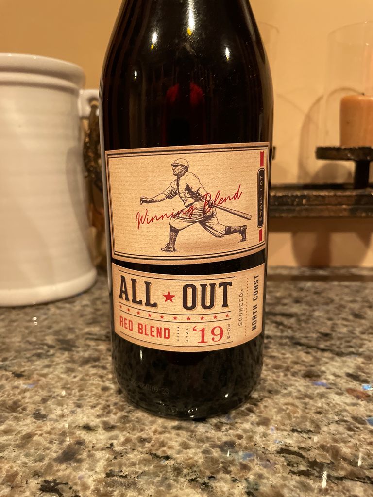 2019 Incognito Wines All out, USA, California, San Francisco Bay