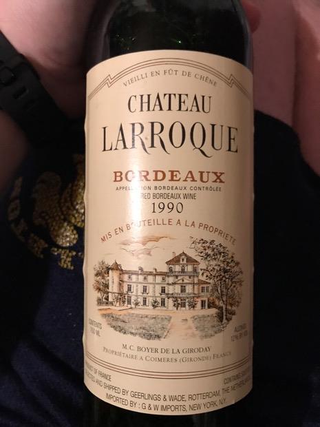 2015 Château Larroque - CellarTracker