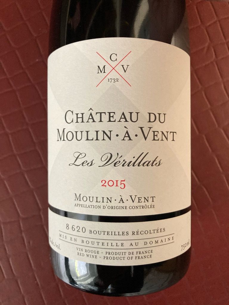 2022 Château du Moulin-a-Vent Moulin-à-Vent Les Verillats