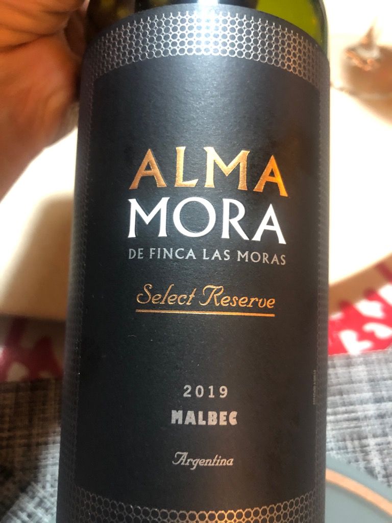CellarTracker - Malbec Moras Select Alma Reserve Finca 2021 Mora Las