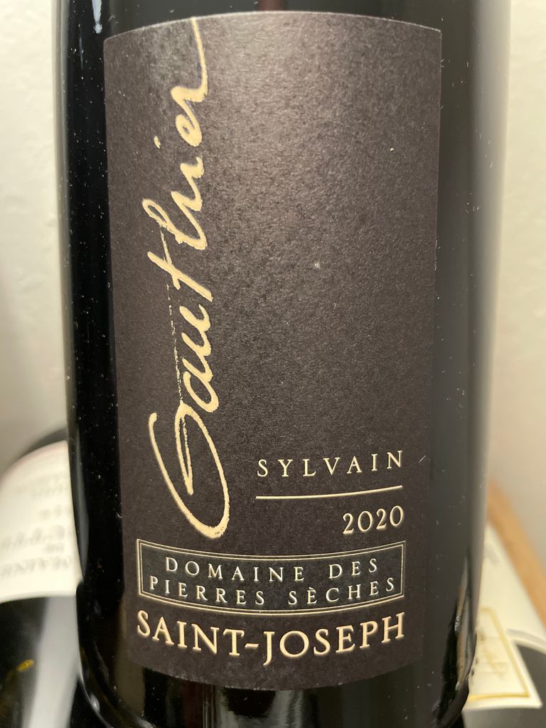 2020 Domaine des Pierres Seches St. Joseph Sylvain, France, Rhône