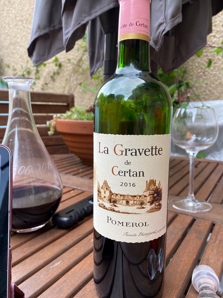 2016 Vieux Château Certan La Gravette de Certan - CellarTracker