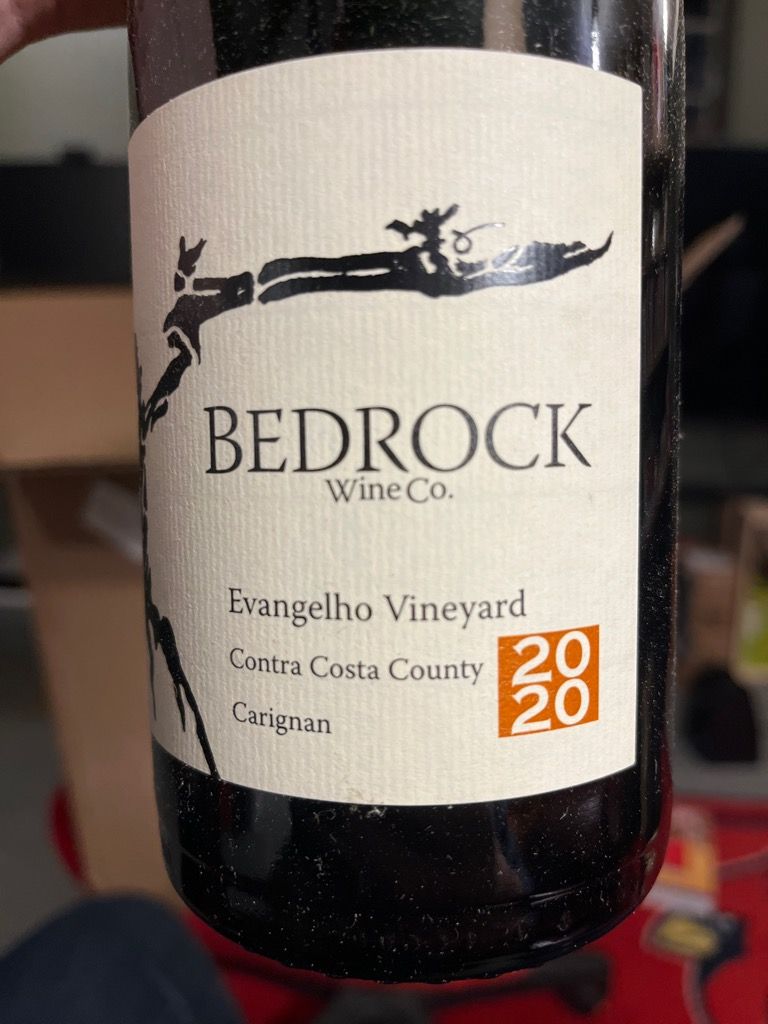 2020 Bedrock Wine Co. Carignan Heritage Wine Vineyard Under the ...