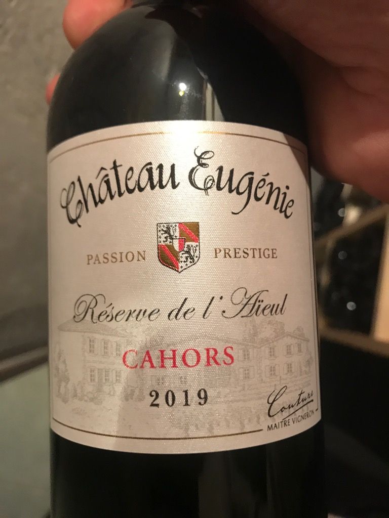 2020 Château Eugenie Cahors Cuvée Reservee De l'Aieul, France