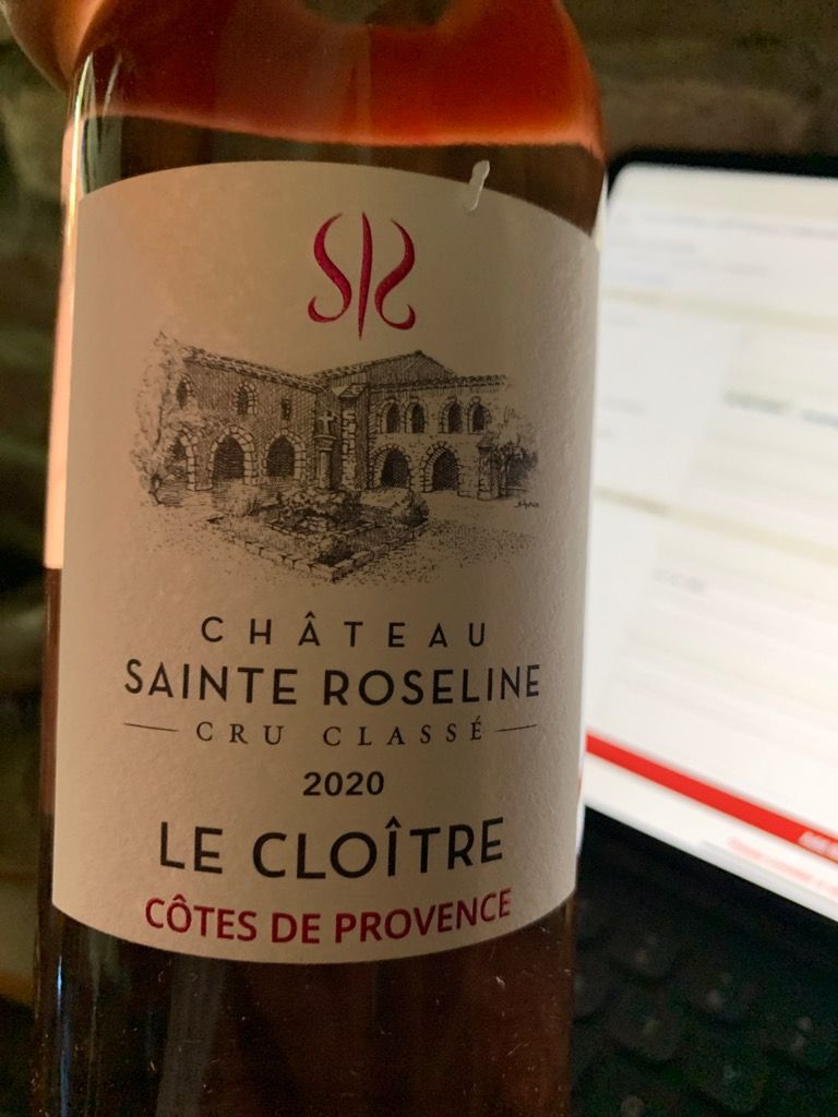 2022 Château Sainte Roseline Le Cloître Cotes de Provence