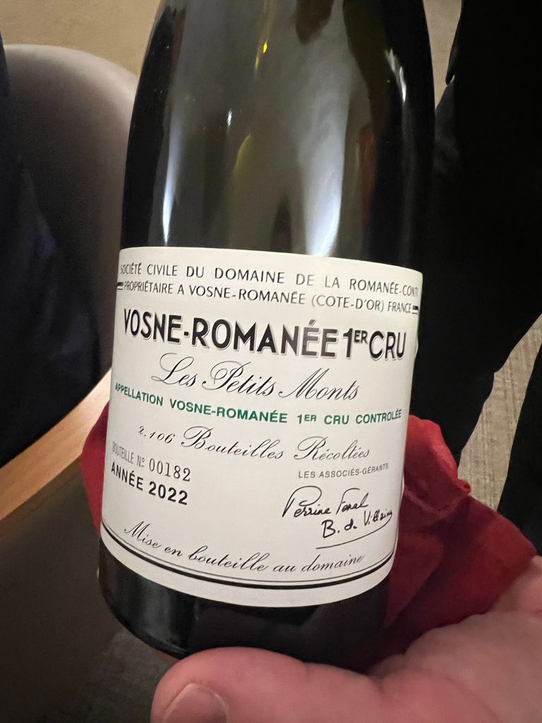 2022 Domaine de la Romanée-Conti Vosne-Romanée 1er Cru Les Petits