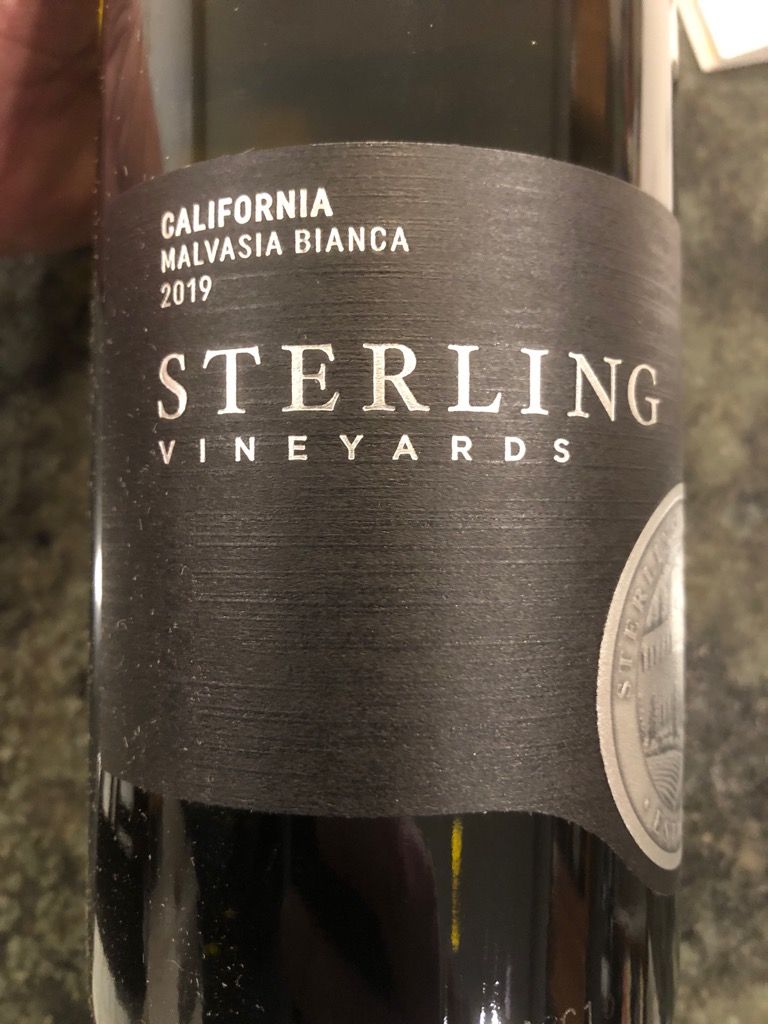 2020 Sterling Vineyards Malvasia Bianca California, USA, California ...