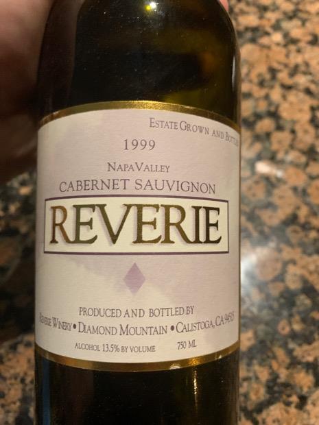 1995 Reverie Cabernet Sauvignon Napa Valley, USA, California, Napa ...