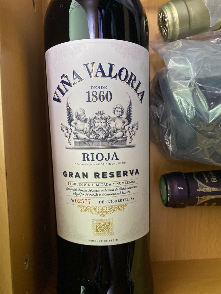 Valoria Rioja 2006 Viña Valoria Rioja Gran Reserva, Spain, La Rioja, Rioja ...
