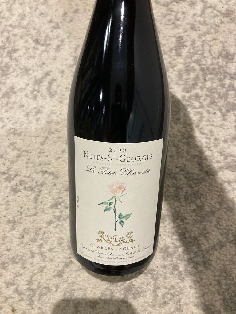 シャルル ラショー】ニュイサンジョルジュ ラ プティ シャルモット