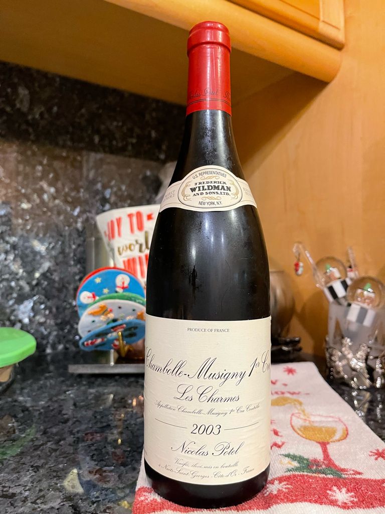 2001 Nicolas Potel Chambolle-Musigny 1er Cru Les Charmes