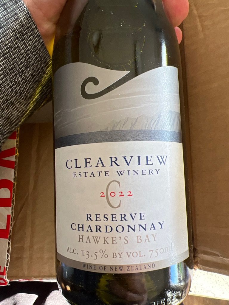 2022 Clearview Estate Chardonnay Reserve, New Zealand, North Island