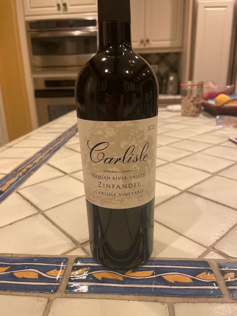 2021 Carlisle Zinfandel Carlisle Vineyard - CellarTracker