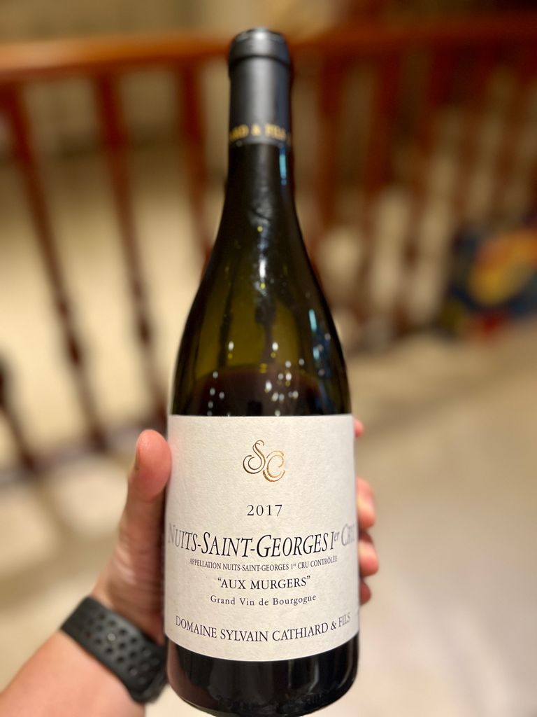 2017 Sylvain Cathiard Nuits St. Georges 1er Cru Aux Murgers