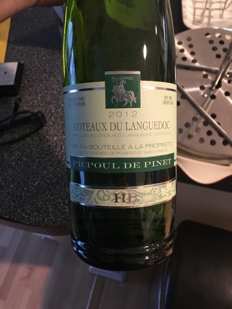 2012 Les Costières De Pomérols Picpoul De Pinet Beauvignac, France ...