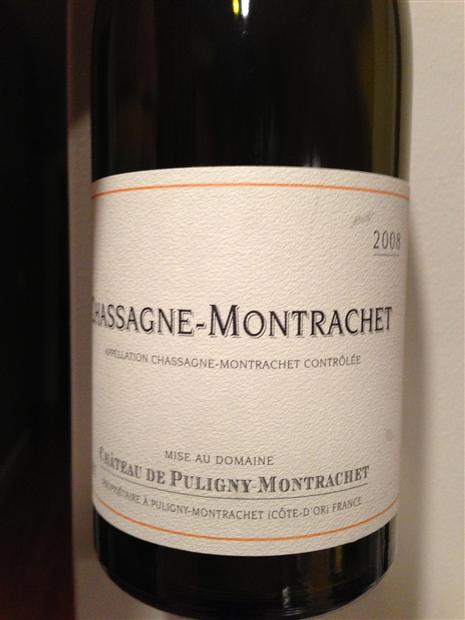 2008 Château de Puligny-Montrachet Chassagne-Montrachet