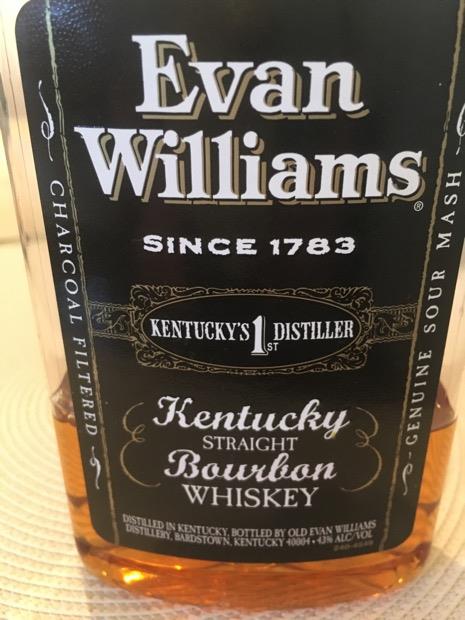Evan williams Bourbon Black Label 1l (096749021246)