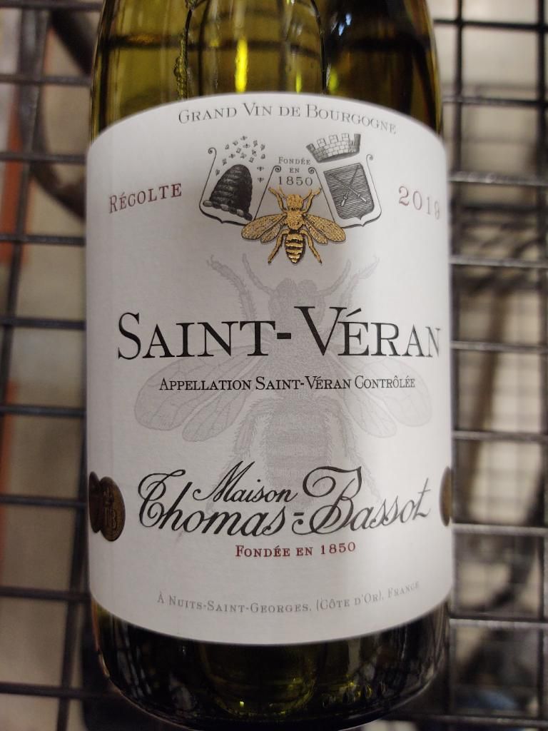 2019 Thomas Bassot Saint Véran - CellarTracker