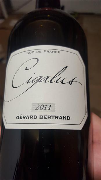2019 Gérard Bertrand Cigalus - CellarTracker