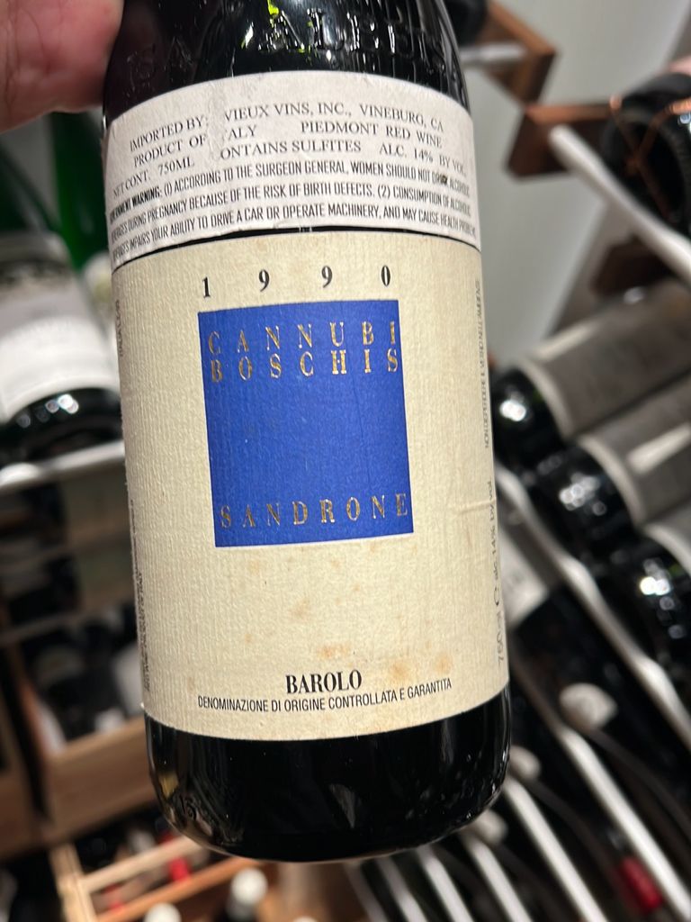 1990 Luciano Sandrone Barolo Cannubi Boschis - CellarTracker