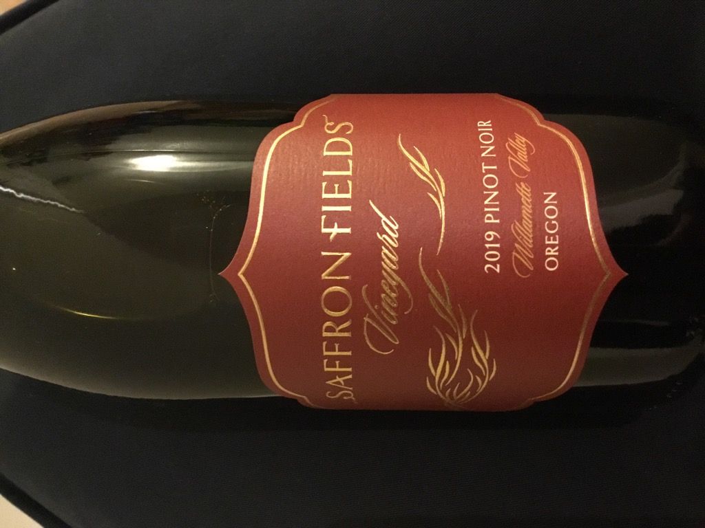 2018 Saffron Fields Vineyard Pinot Noir Willamette Valley, USA, Oregon